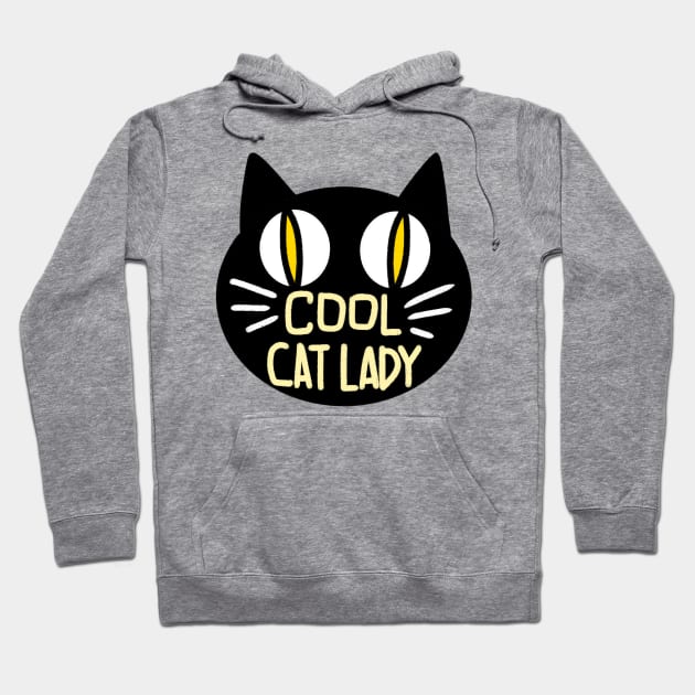 cool cat lady Hoodie by ithacaplus